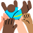 person_teal_crowd_surf_YT emote for Discord