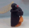 pingu_hugging emote for Discord
