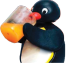 pingu_drink emote for Discord