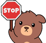stop_sign_Tbearish emote for Discord
