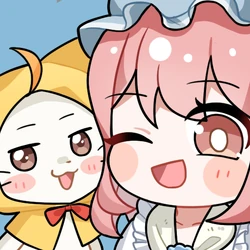 NikkiMomoClick emote for Discord