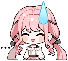 NikkiSweat emote for Discord
