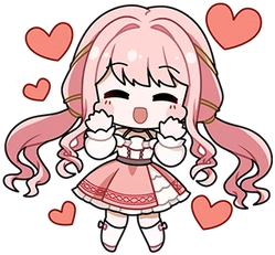 NikkiHappy emote for Discord