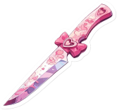 Cute_kawaii_anime_knife emote for Discord
