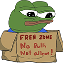 Pepe_Fren_Zone emote for Discord