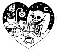Skeleton_heart emote for Discord