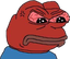 Red_Pepe emote for Discord