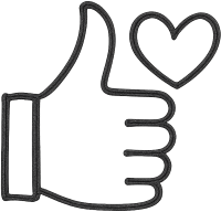Heart_thumb emote for Discord