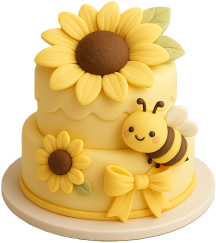 Yellowflowercake emote for Discord