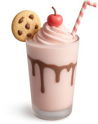 Strawberrymilkshake emote for Discord