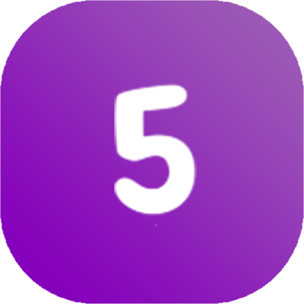 five_gradient emote for Discord
