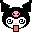 Kuromi_dizzy emote for Discord