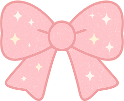 Pinkglitterbow emote for Discord
