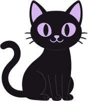 Black_kitten emote for Discord