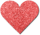 Redglitterheart emote for Discord