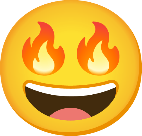 Fire_eyes emote for Discord