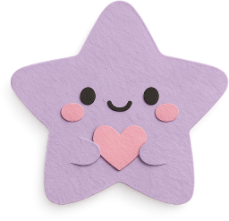 Cute_purple_star emote for Discord