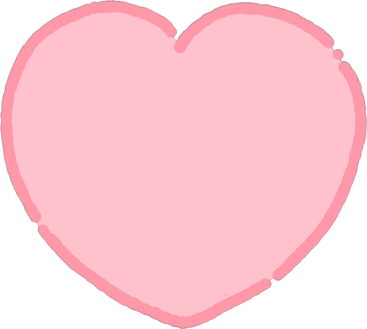 DoodleHeartPeach emote for Discord