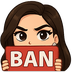 girlban emote for Discord