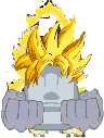 moyai_super_saiyan emote for Discord