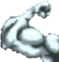 moyai_arm_L emote for Discord