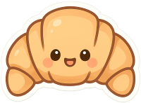 Cute_croissant emote for Discord