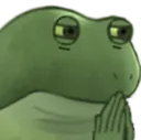 Worry_Think emote for Discord