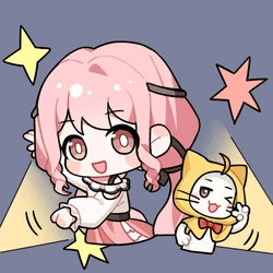 NikkiMomoOnStage emote for Discord