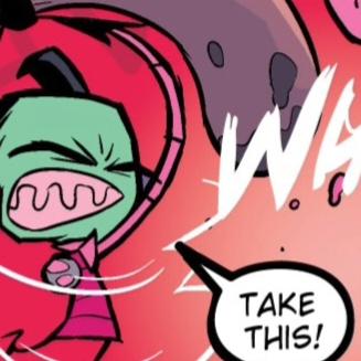 Zim_SackBrainSmack emote for Discord