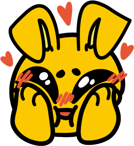Bunny_smush emote for Discord