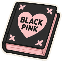 Blackpinkbook emote for Discord
