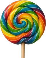Rainbow_lollipop emote for Discord