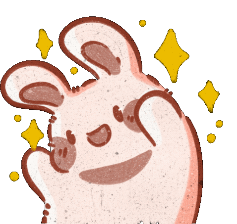 Bunny_happy emote for Discord
