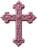 Realistic_pink_cross emote for Discord