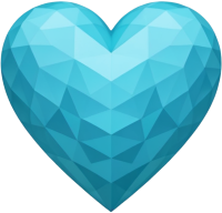 Normalblueheart emote for Discord
