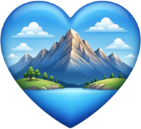 beautifulmountainheart emote for Discord