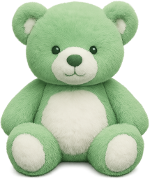 Green_teddybear emote for Discord