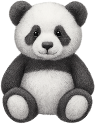Panda_teddybear emote for Discord