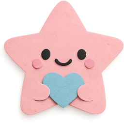 Pink_cute_star emote for Discord