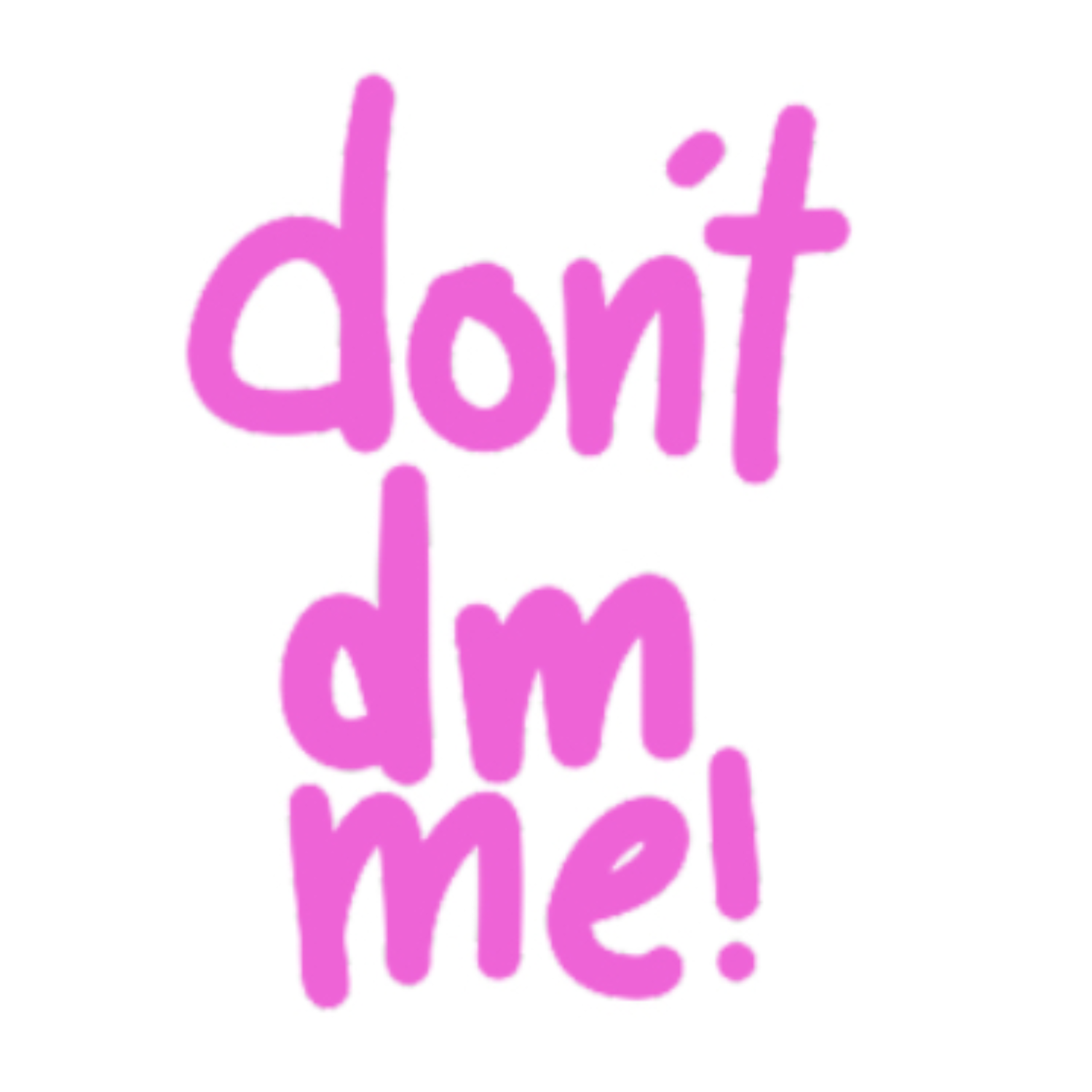 Dont_dm emote for Discord