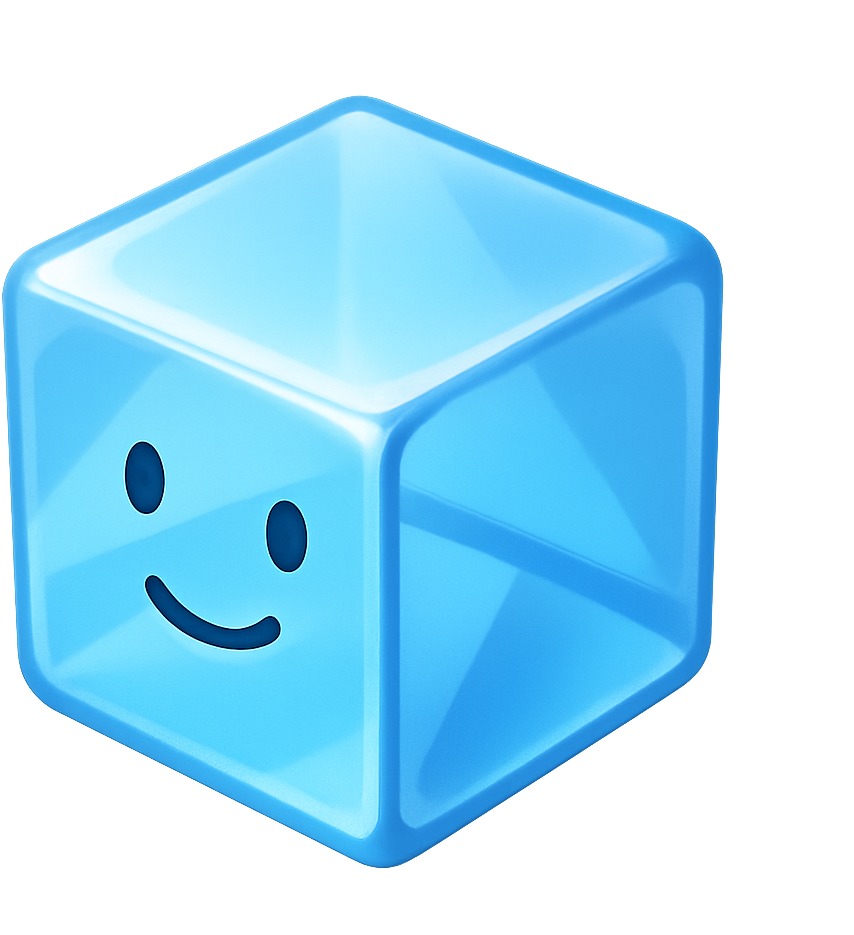 ice_cube_with_face emote for Discord