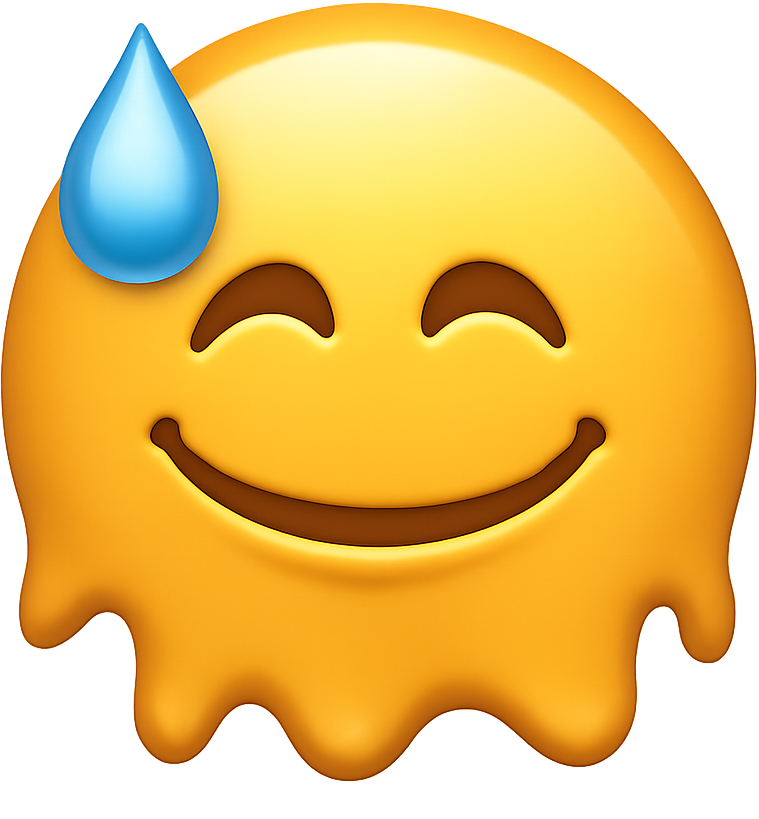 nervous_melt emote for Discord