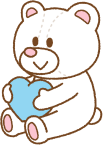 WhiteBearHeart emote for Discord