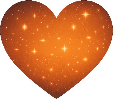 Orange_midnight_heart emote for Discord