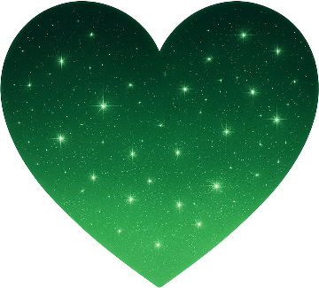 Green_midnight_heart emote for Discord