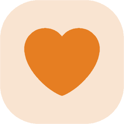 heart_orange emote for Discord