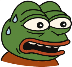 Pepe_Panic emote for Discord