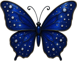 Darkblue_butterfly emote for Discord