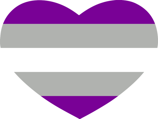 greysexualflagheart emote for Discord