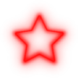 red_neon_star emote for Discord